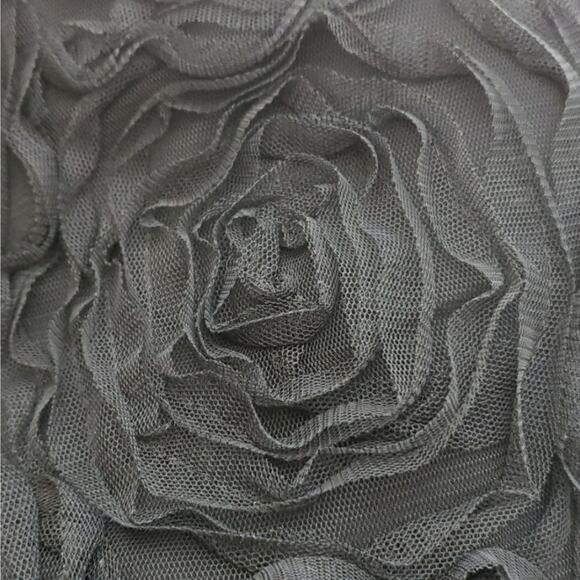 Adrianna Papell Black Tulle Strapless Evening Dress - Picture 5 of 5